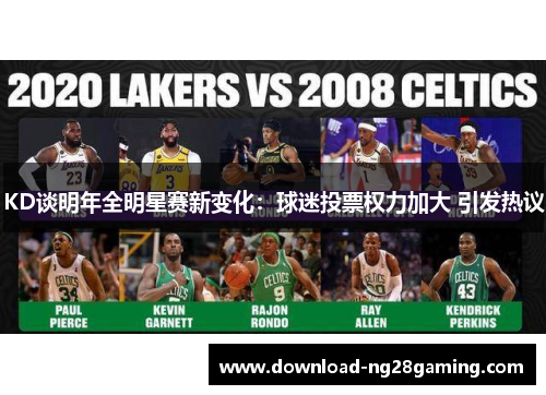 KD谈明年全明星赛新变化：球迷投票权力加大 引发热议